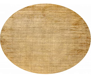Индийский ковер из шерсти и арт-шёлка «MURUGAN» PLAIN-ANT-GLD-DC01/F033(Round) Мир ковров