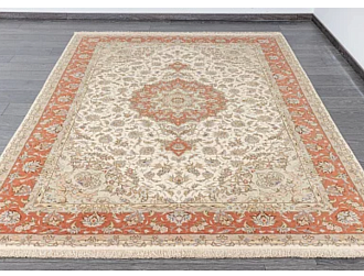 Иранский ковер из шерсти и шёлка «TABRIZ IR» 10-570-IR 200 x 310 см Мир ковров