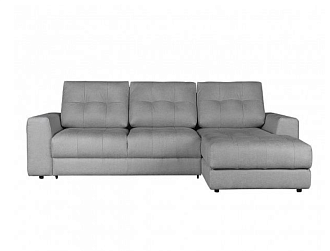 Угловой диван Модульный Брайтон с канапе, Серый, Ткань Fulton Ash Home Collection