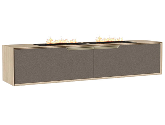 Тумба навесная с каминами Аликанте