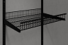 Корзина стационарная 603*440*85 черная Гардеробные системы Titan-gs - ТИТАН ГС
