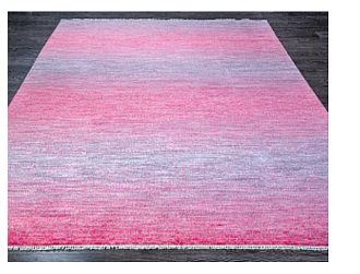 Индийский ковер из шерсти «COLOR GRASS» GRY-PINK Мир ковров