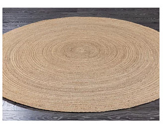 Индийский ковер из джута «JUTE» BEIGE(Round) Мир ковров