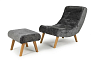 Кресло + пуф Сабья Альпина Shadow