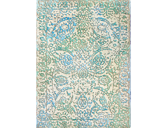 Иранский ковер из шерсти и шёлка «COVENT GARDEN» LILIA-WATER BLUE 169 x 228 см Мир ковров