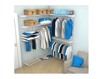 Гардеробная №19, белая.