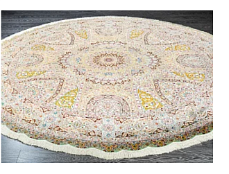 Иранский ковер из шёлка «QUM MM IR» 11-496-IR(Round) 300 x 300 см Мир ковров