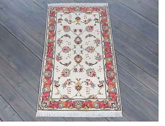 Иранский ковер из шерсти и шёлка «TABRIZ 60» 801-2350/S-IR 73 x 123 см Мир ковров