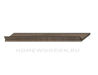 полка 53-с-карнизом - размер 606x63x329 Мебель Белоруссии