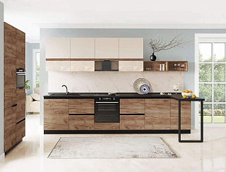 Кухонный гарнитур Дакота 4 (ширина 120х350х160 см)