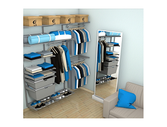 Гардеробная №23, серая.