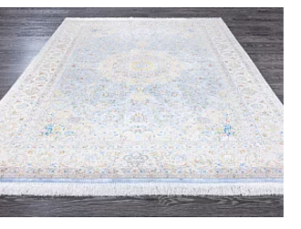 Иранский ковер из шёлка, модала и акрила «MASTERPIECE QUM» 034-22-Shahan-1526-BLUE 200 x 300 см Мир ковров