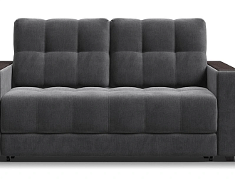  Диван Босс 2х местный Велюр Монолит серый