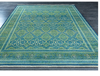 Пакистанский ковер из шерсти «HERITAGE 16/16» SHAK-NVY-GRN 279 x 370 см Мир ковров