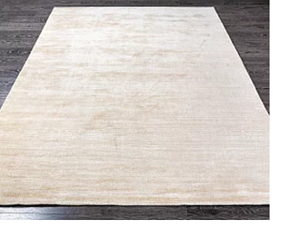 Индийский ковер из арт-шёлка и шерсти «MURUGAN» PLAIN-WHT-AH12/A140 161 x 232 см Мир ковров