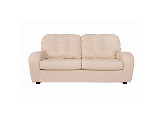Диван Сидней 2 р, Бежевый, Кожа Madras Canvas Home Collection