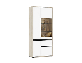 ШКАФ-ВИТРИНА LUNA LN1025.2 Dятьково Design - ДЯТЬКОВО