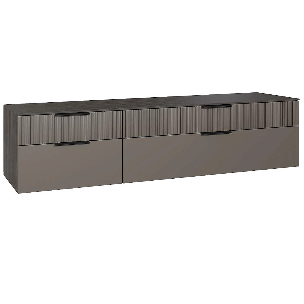 Тумба навесная под телевизор Сохо графит