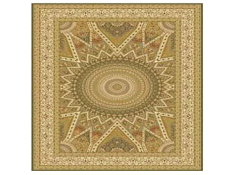 Бельгийский ковер из вискозы «ESMERALDA» 2M007-GRN 80 x 150 см Мир ковров