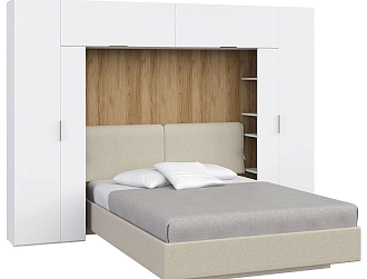 Комплект для спальни Сохо белая №12