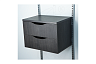 Тумба ЛДСП 581х431х416 мм (2 ящика, напр. Hettich) (карбон)