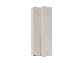 Шкаф угловой с антресолью Норд кашемир