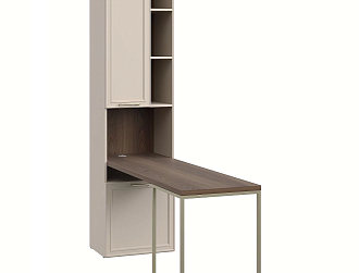 Стол письменный Монреаль беж со стеллажом
