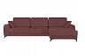 Угловой диван Монако с канапе 97/29, Бордовый, Ткань Zenit 25