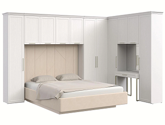 Комплект для спальни Монреаль белый №06