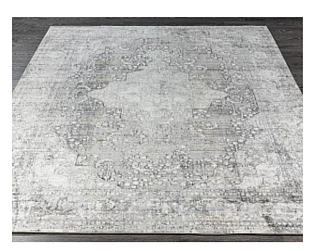 Турецкий ковер из вискозы и синтетики «LEDA» B012A-CREAM 160 x 230 см Мир ковров