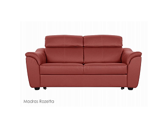 Диван Дублин 3 р, Красный, Кожа Madras Rozetta Home Collection