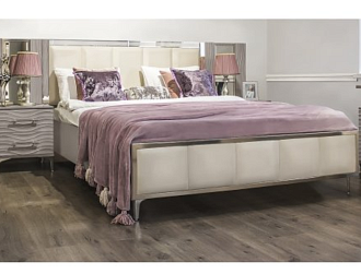 КРОВАТЬ GRAVITA 160X200 СМ СЕРЫЙ КАМЕНЬ ГЛЯНЕЦ Davita-мебель - ДАВИТА
