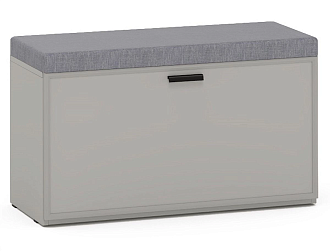 Тумба для обуви Римини серая