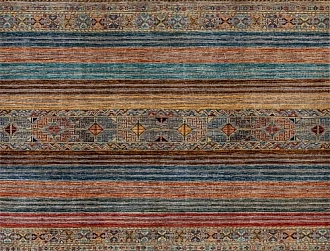 Пакистанский ковер из шерсти «SHAWL KANDI» MULTY-MULTY(171x227) 171 x 227 см Мир ковров