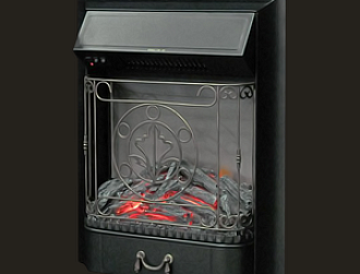 Очаг для электрокамина Majestic Black LUX FX Истопник