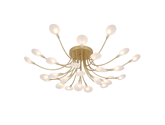 Потолочная люстра Skein (золото) D880*H320 28*G4LED*3W Ангстрем