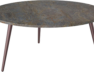 Стол журнальный Рикон, ножки бордовые