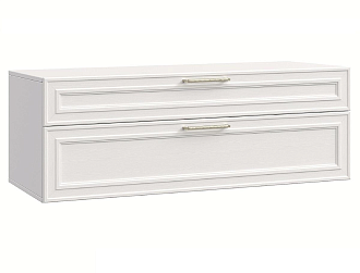 Тумба навесная под телевизор Монреаль белый