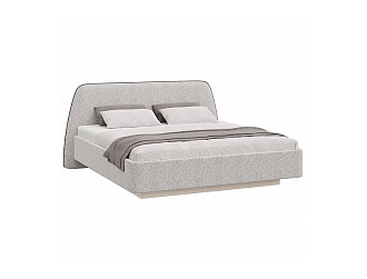 Кровать 2сп. без п/м (1800) Soul 900/Aurora grey(тип) Шатура