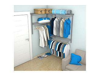 Гардеробная №18, серая.