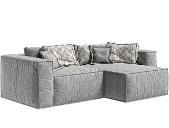 Диван Бриошь компактный угловой пр\лев Ферст без подушек