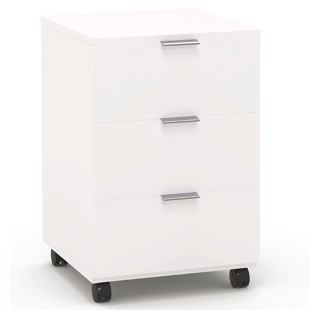 Тумба выкатная Сохо белая