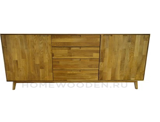 Комод Сканди 3 (2 двери+4 ящика) Мебель Белоруссии