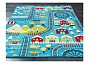 Турецкий ковер из синтетики «PLAYGROUND» D604A-BLUE Мир ковров