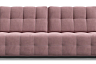 Диван Босс Мини Велюр Монолит розовый
