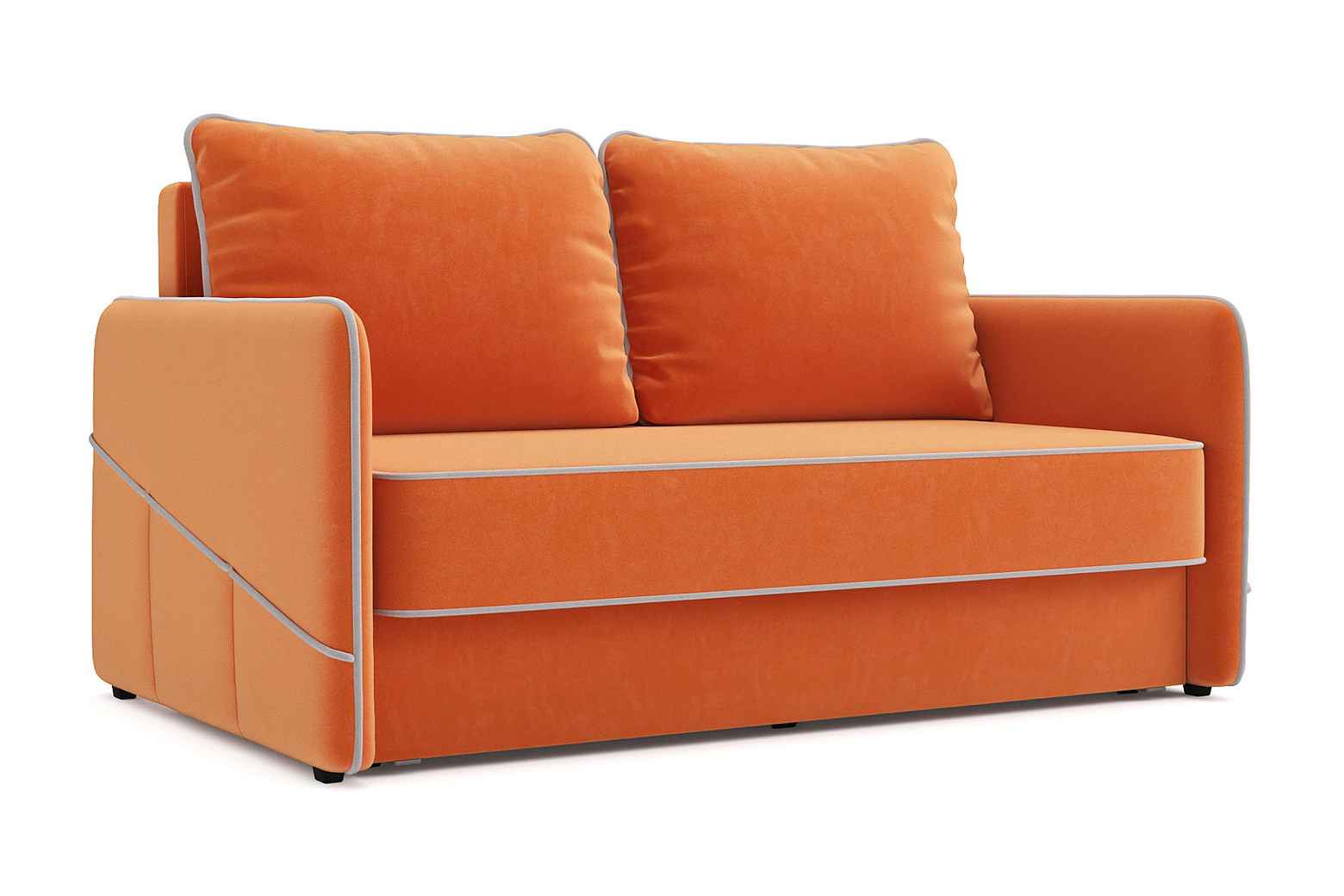 Диван еврокнижка Энерджи оранжевый