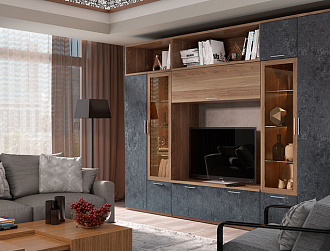 Гостиная Rimini Loft Композиция №01 Шатура