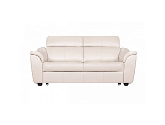 Диван Дублин 3 р, Бежевый, Кожа Bellagio Bianco Home Collection