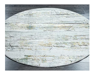 Турецкий ковер из полиэстера «CHARLESTON» EJ79A-CREAM (Round) 200 x 200 см Мир ковров