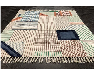 Индийский ковер из хлопка «KILIM PRINT» MLT-1 Мир ковров